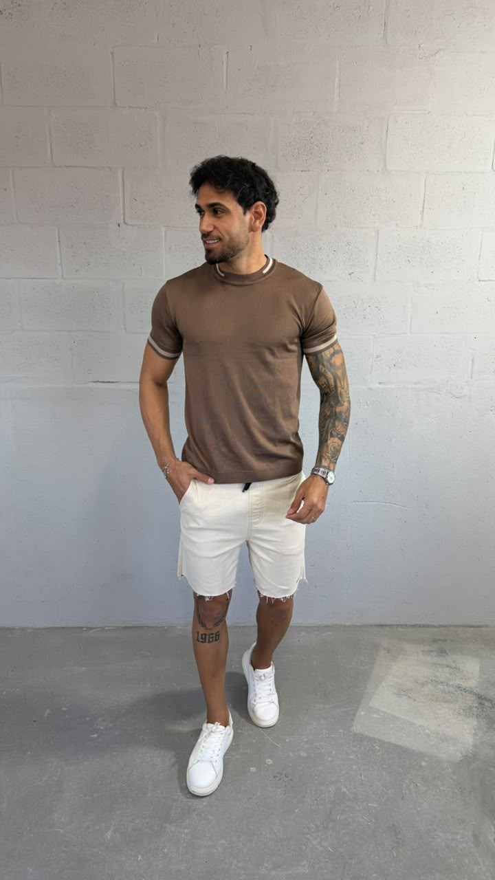 T-SHIRT TEXTURIZADA - R$65,00 - VÁRIAS CORES