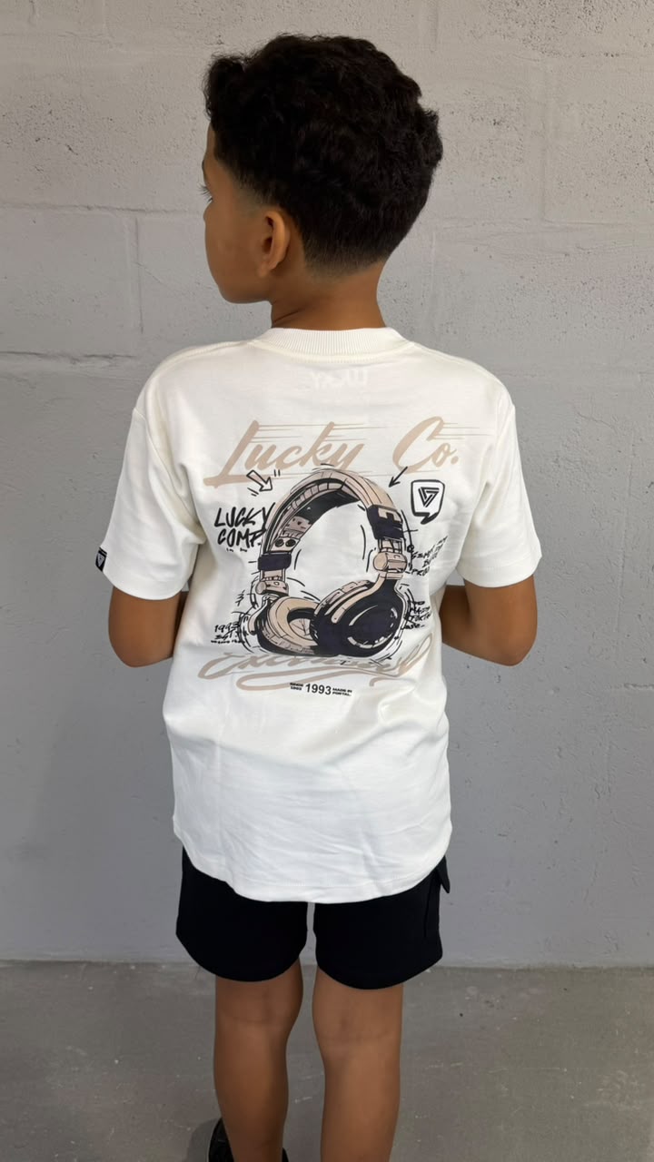 T-SHIRT INFANTIL - DIA DOS PAIS LUCKY - 01