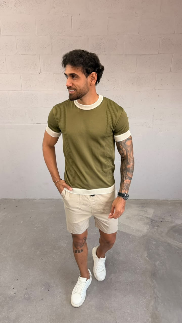T-SHIRT TEXTURIZADA - NEW - 05 (P)