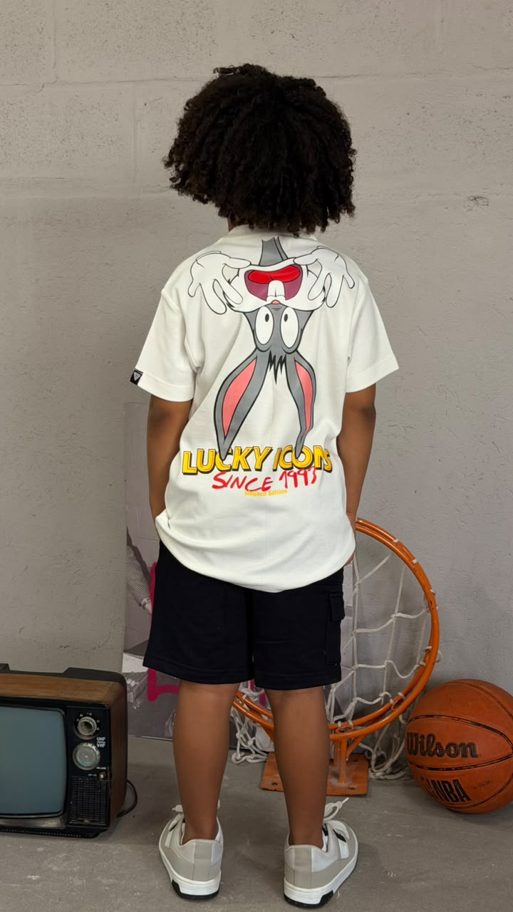 T-SHIRT INFANTIL - ICONS - LUCKY 10