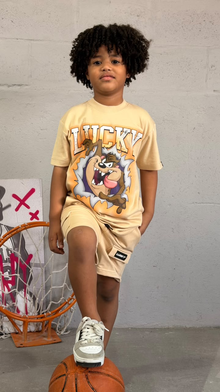 T-SHIRT INFANTIL - ICONS - LUCKY 18