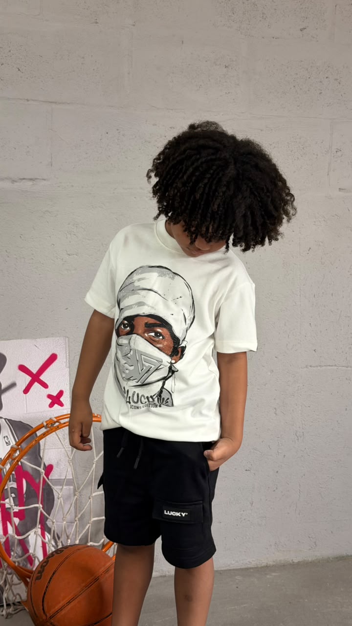 T-SHIRT INFANTIL - ICONS - LUCKY 13