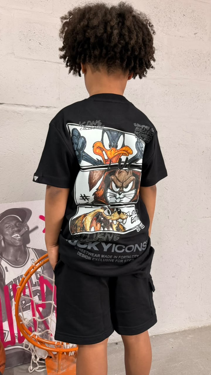 T-SHIRT INFANTIL - ICONS - LUCKY 08