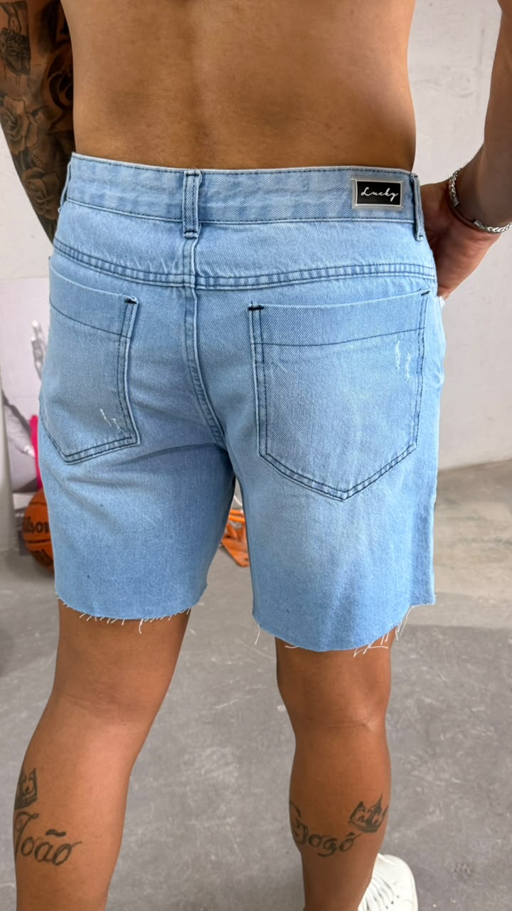 SHORT DESFIADO - ADULTO - 5 CORES