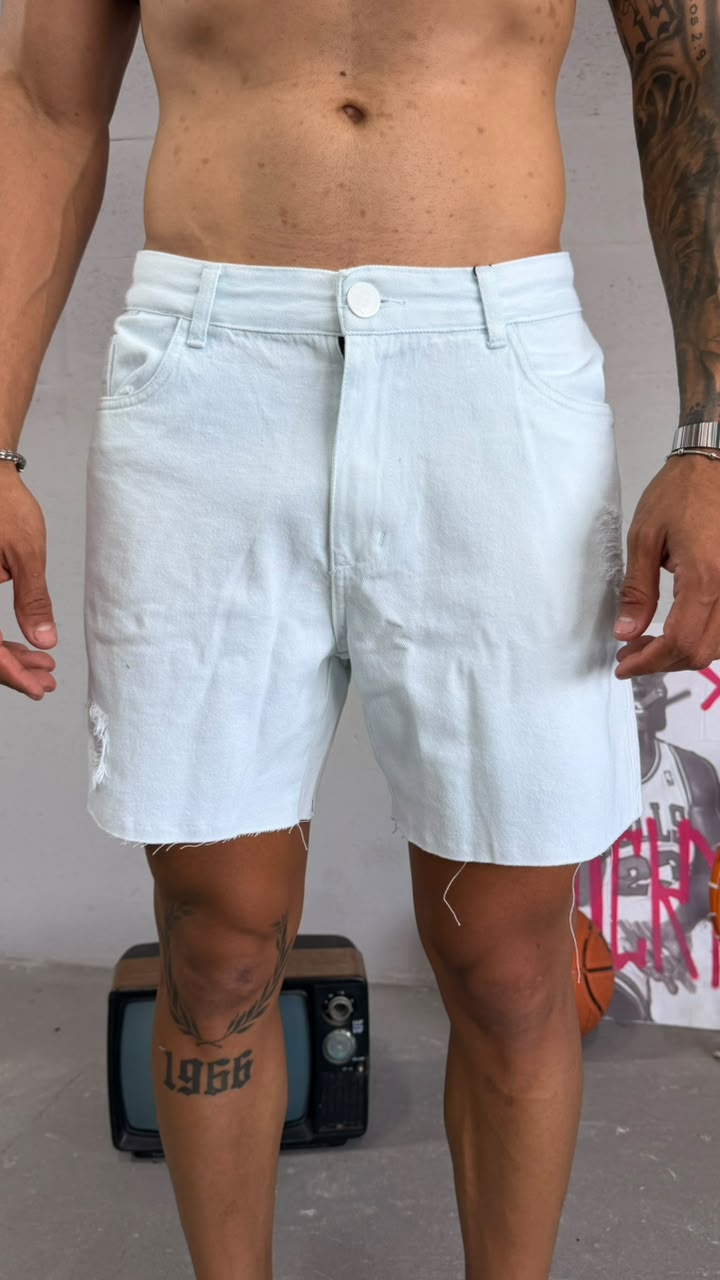SHORT DESFIADO - ADULTO - 5 CORES