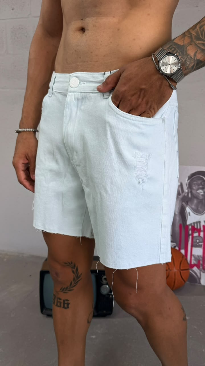 SHORT DESFIADO - ADULTO - 5 CORES