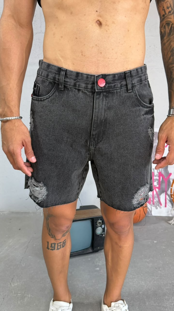 SHORT DESFIADO - ADULTO - 5 CORES