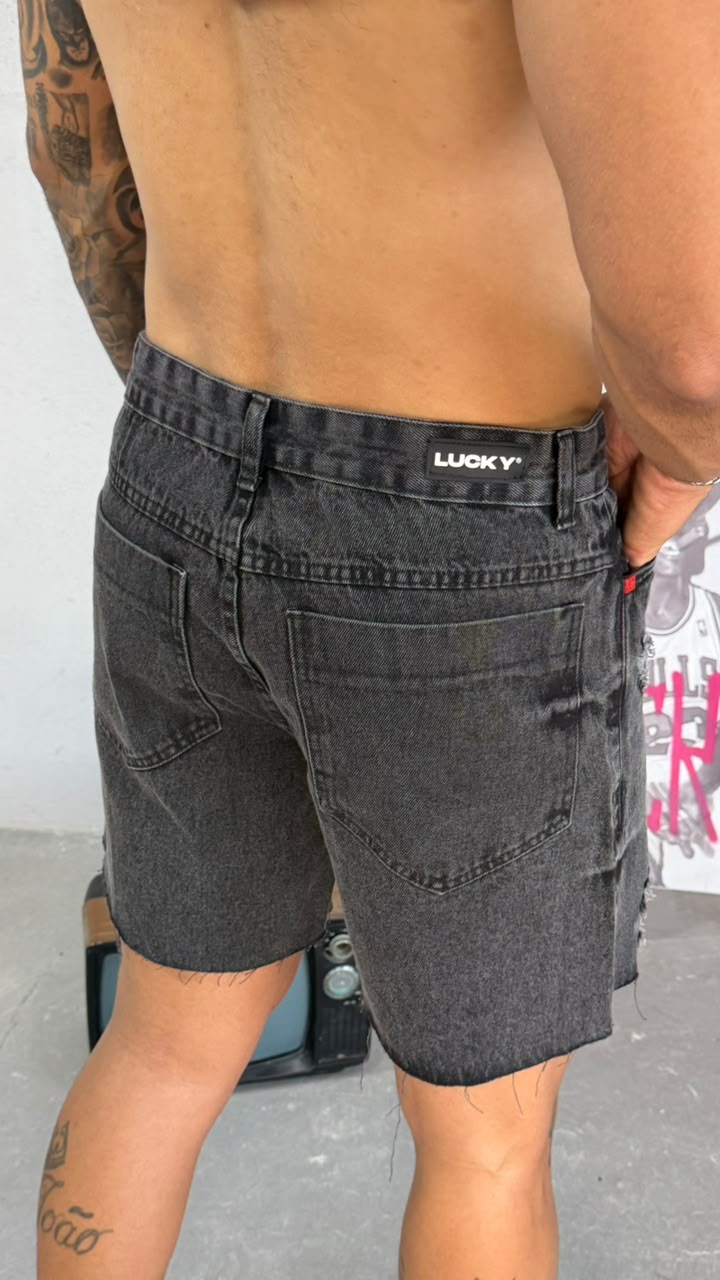 SHORT DESFIADO - ADULTO - 5 CORES