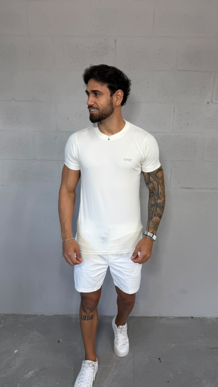 T-SHIRT REGULAR BASIC LUCKY - 03. (P e Gg)
