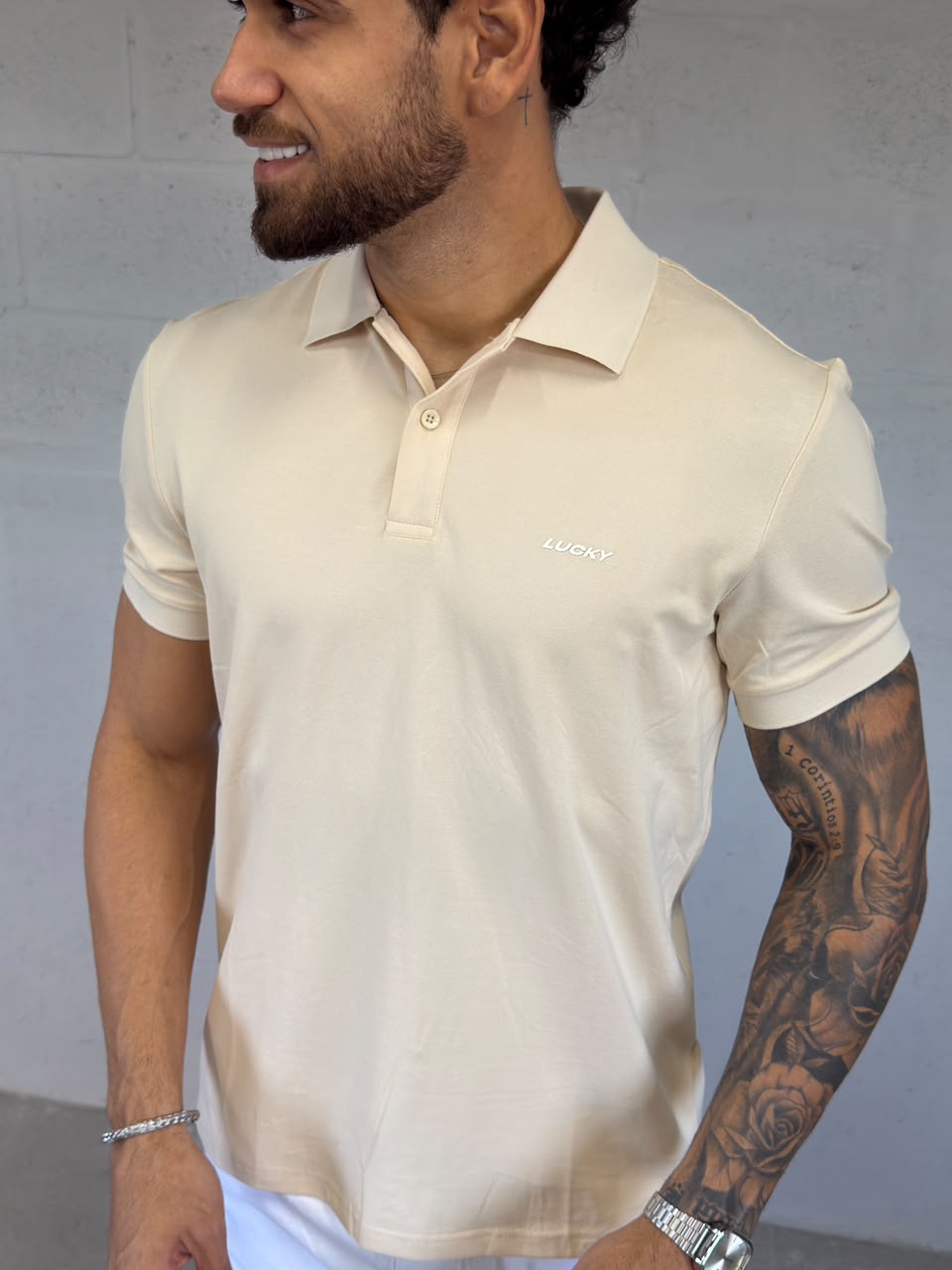 Gola Polo Piquet Lucky Bege