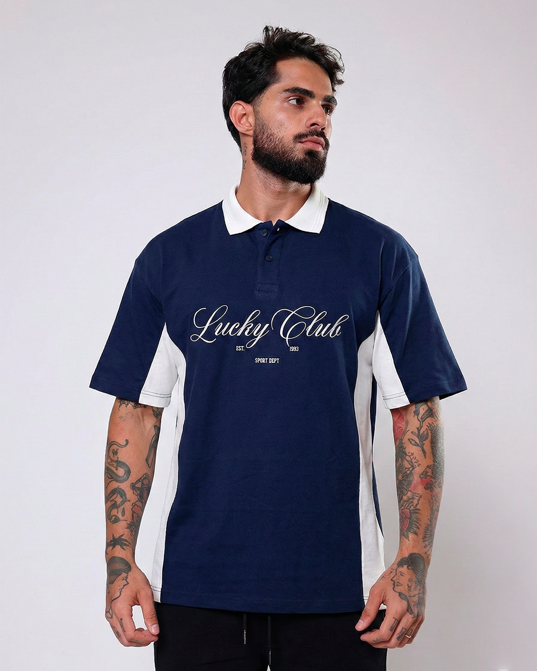 GOLA POLO VINTAGE AZUL