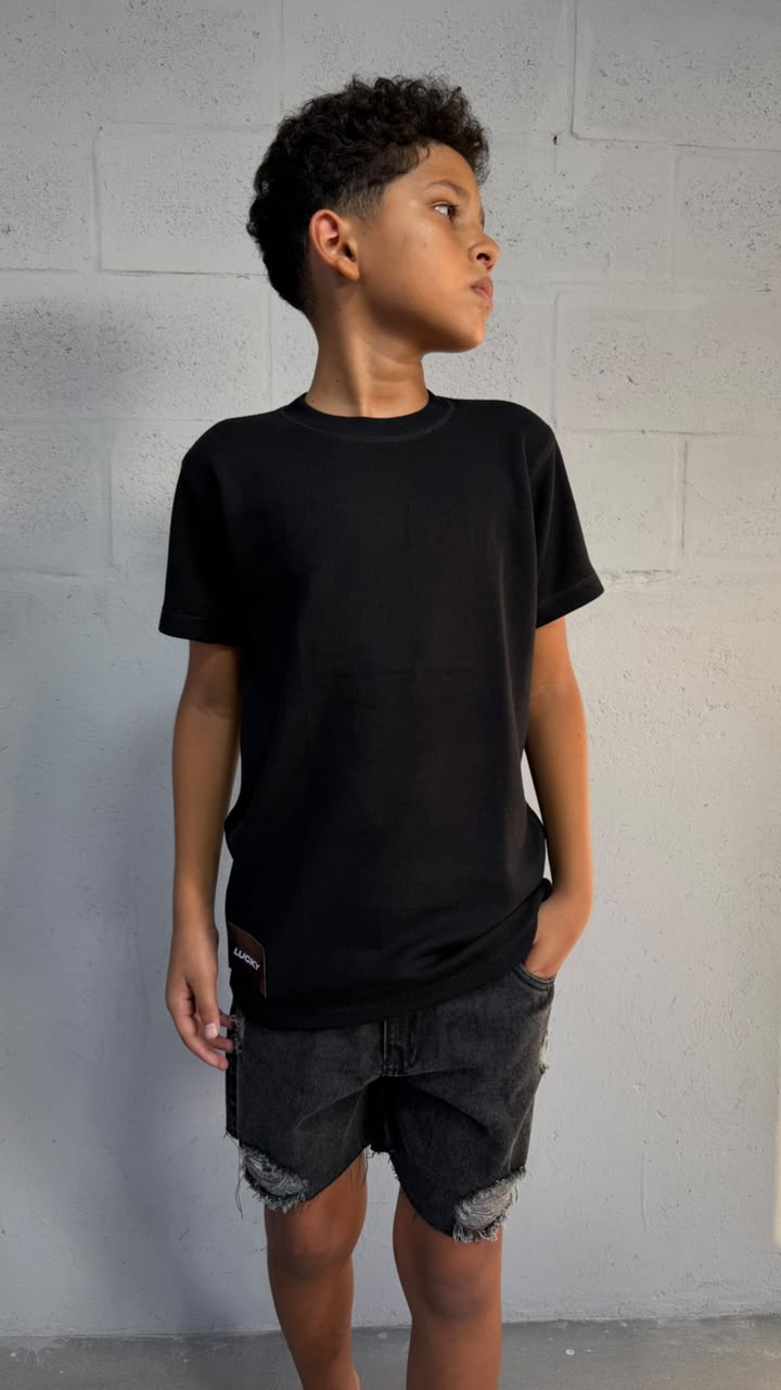 T-SHIRT INFANTIL LUCKY 2 EM 1