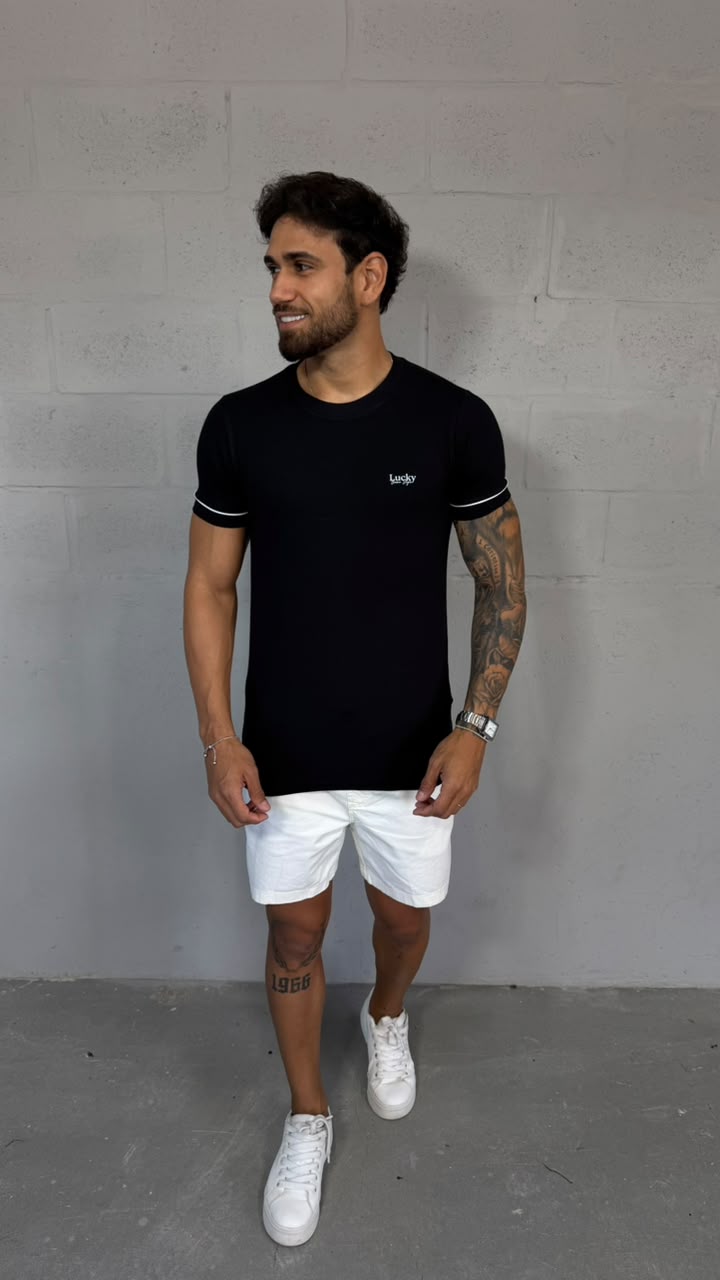 T-SHIRT REGULAR BASIC LUCKY - 01