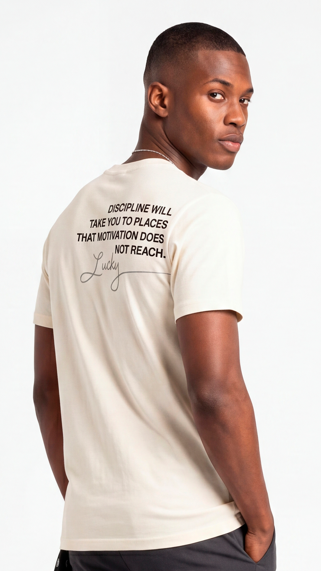 T-SHIRT LUCKY DISCIPLINE WILL