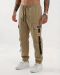 CALÇA JOGGER CARGO - CAQUI