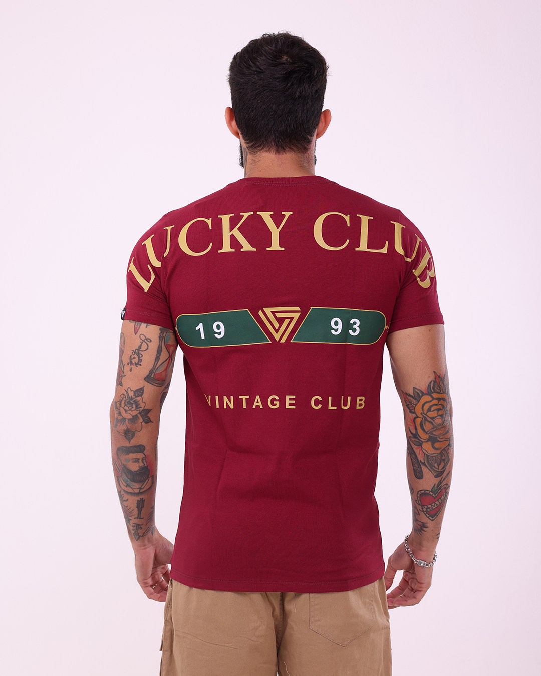 T-SHIRT REGULAR LUCKY CLUB VINTAGE - 1100160 - VINHO