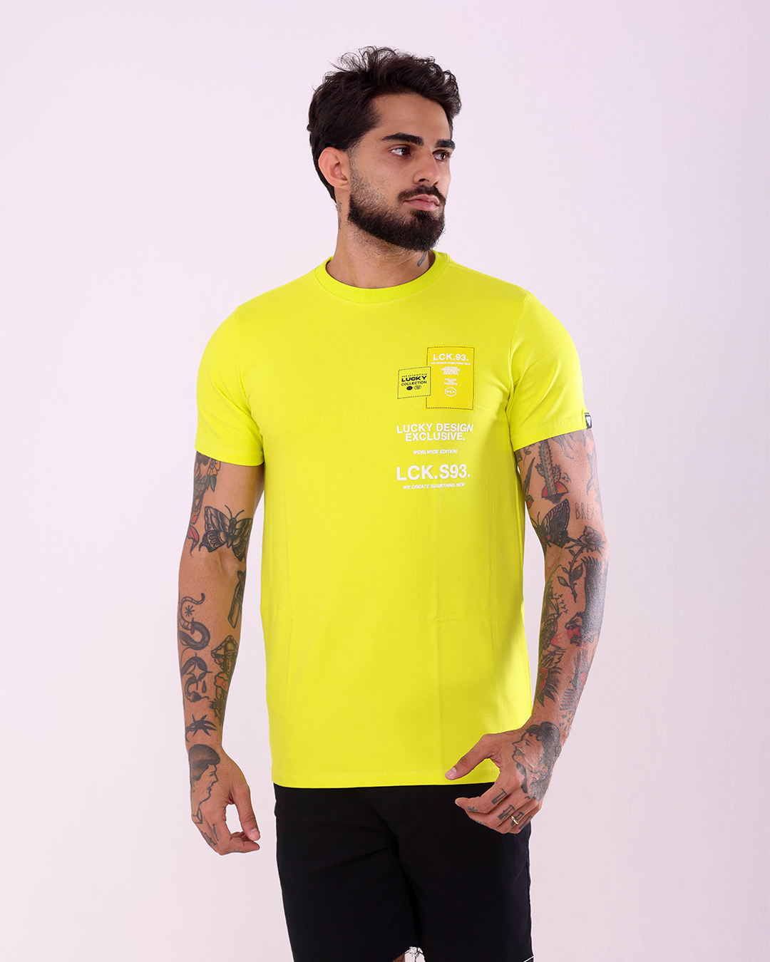 T-SHIRT REGULAR LCK.S93 - 1100017 - VERDE