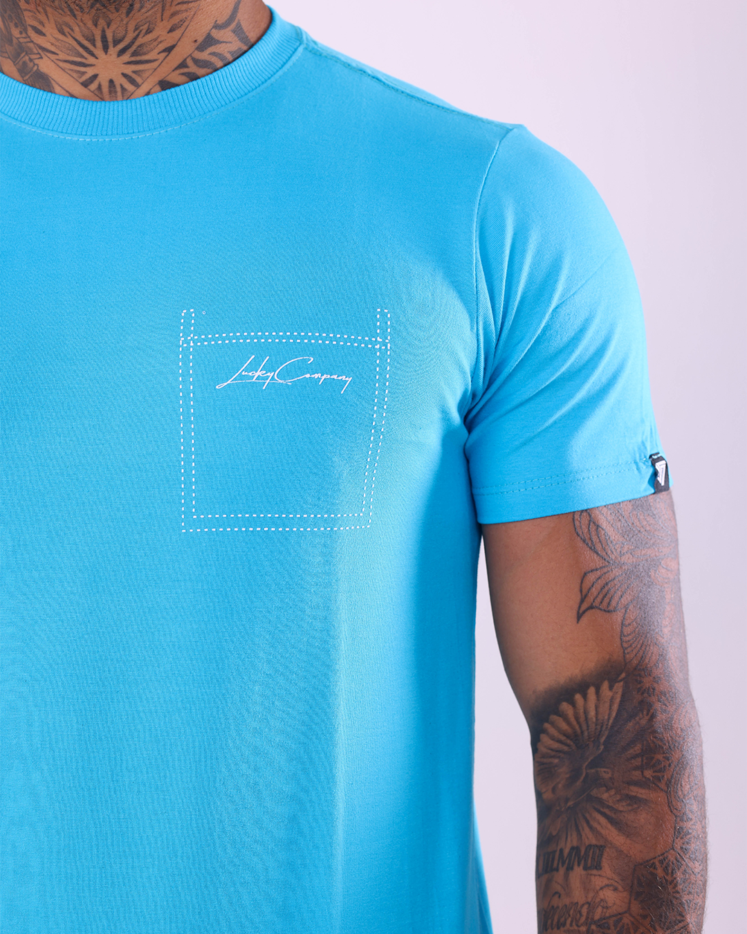 TSHIRT REGULAR POINT - 1100125 - AZUL