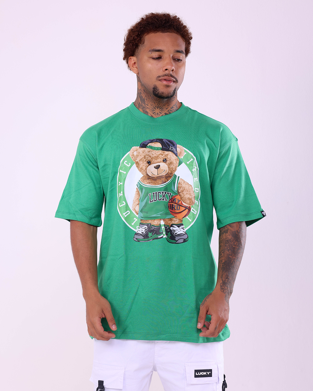 OVERSIZED BEAR CAP - 1200007 -VERDE