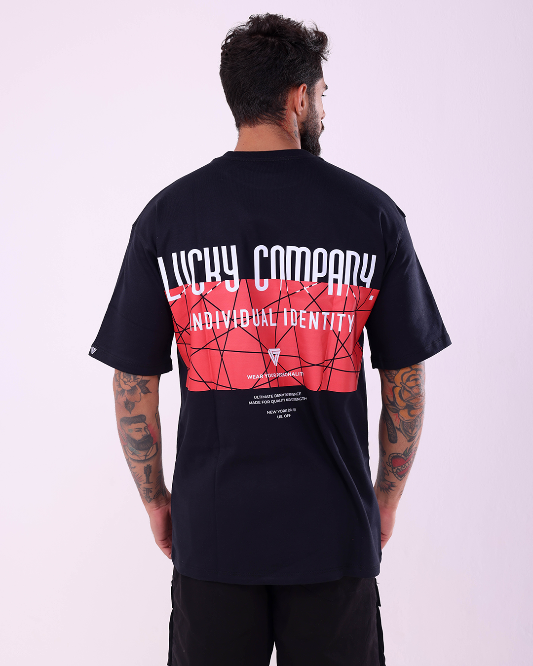 OVERSIZED INDIVIDUAL - 1200129 - PRETO