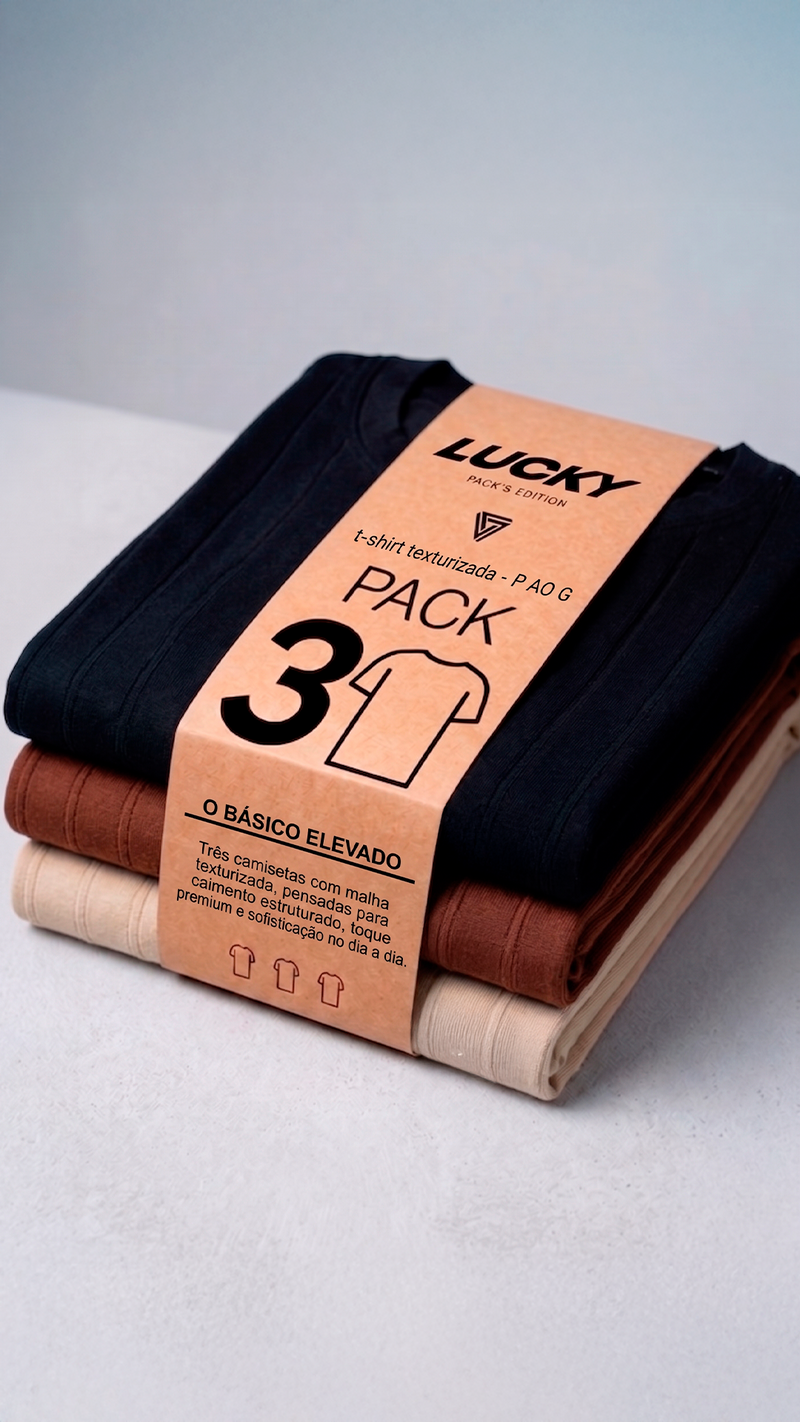 PACK | T-SHIRT TEXTURIZADA